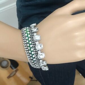 Statement Bracelet. New without tags. Silver.